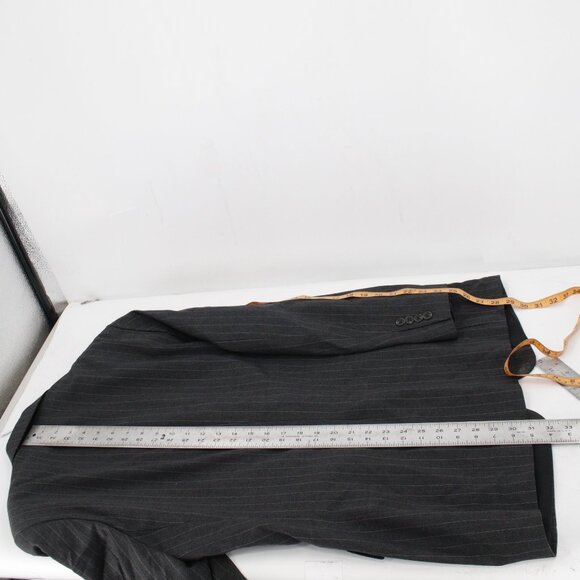 Lauren ralph Lauren sport coat Mens 42 two button striped single breasted wool - Picture 6 of 12